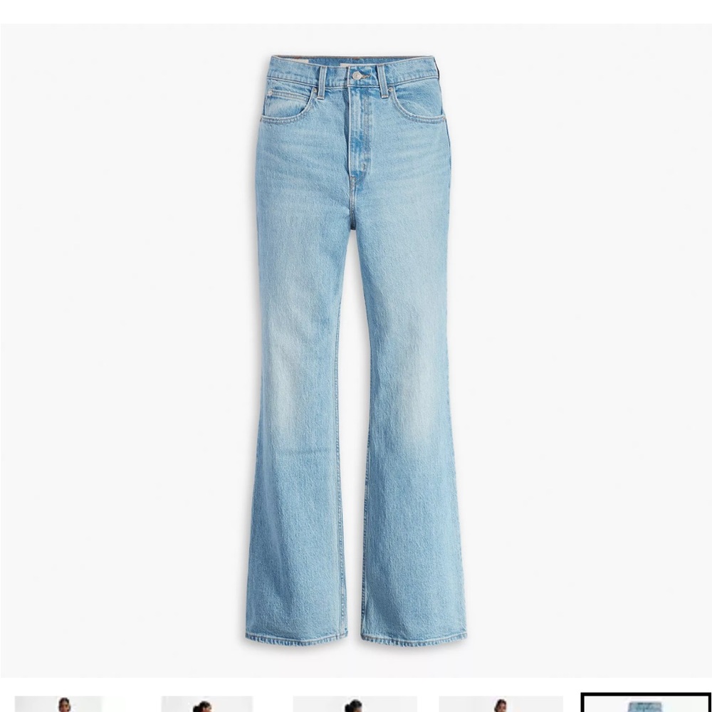 Levi's Light Blue Flare & Wide Leg Jeans